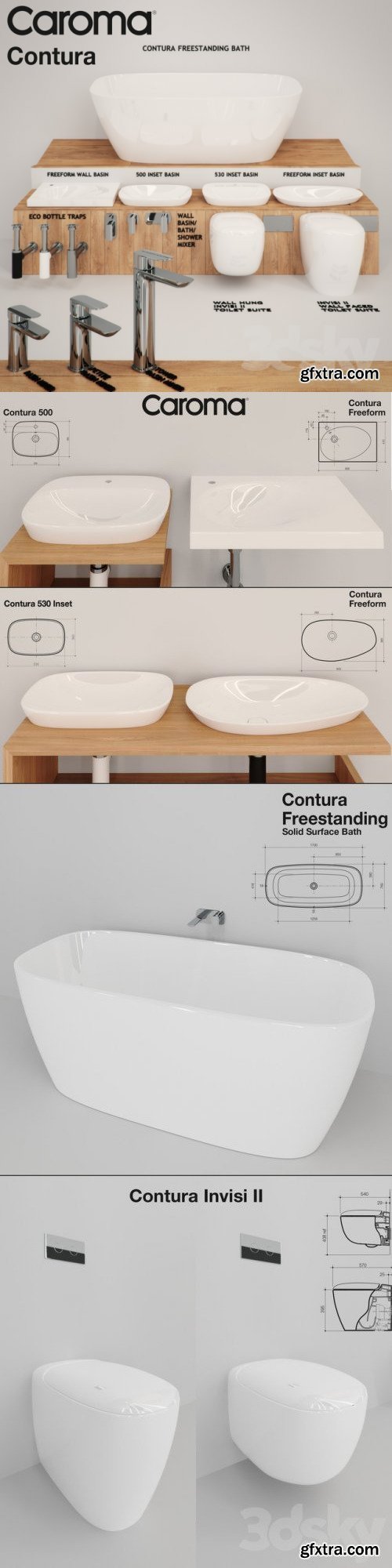 Caroma Contura Bathroom Collection