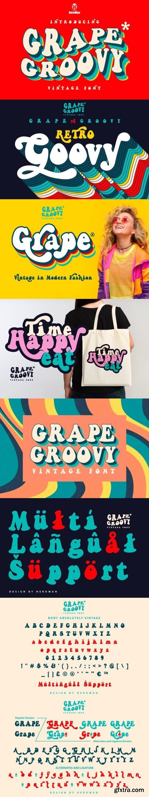 Grape Groovy Font