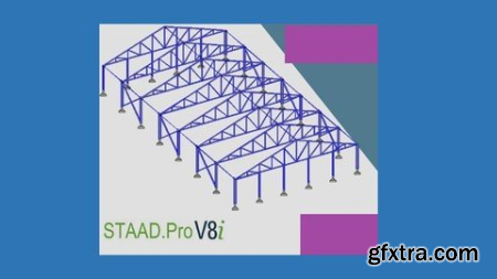 Staad Pro V8 Industrial Steel Warehouse Design From A To Z