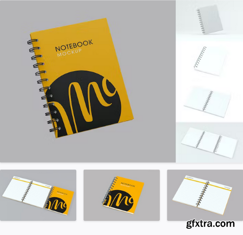 Notebook Mockup Set B5J7D6A