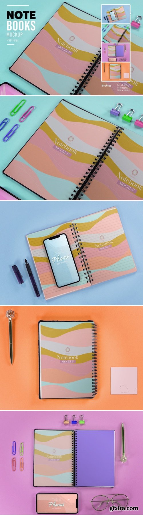 Notebooks Mockup