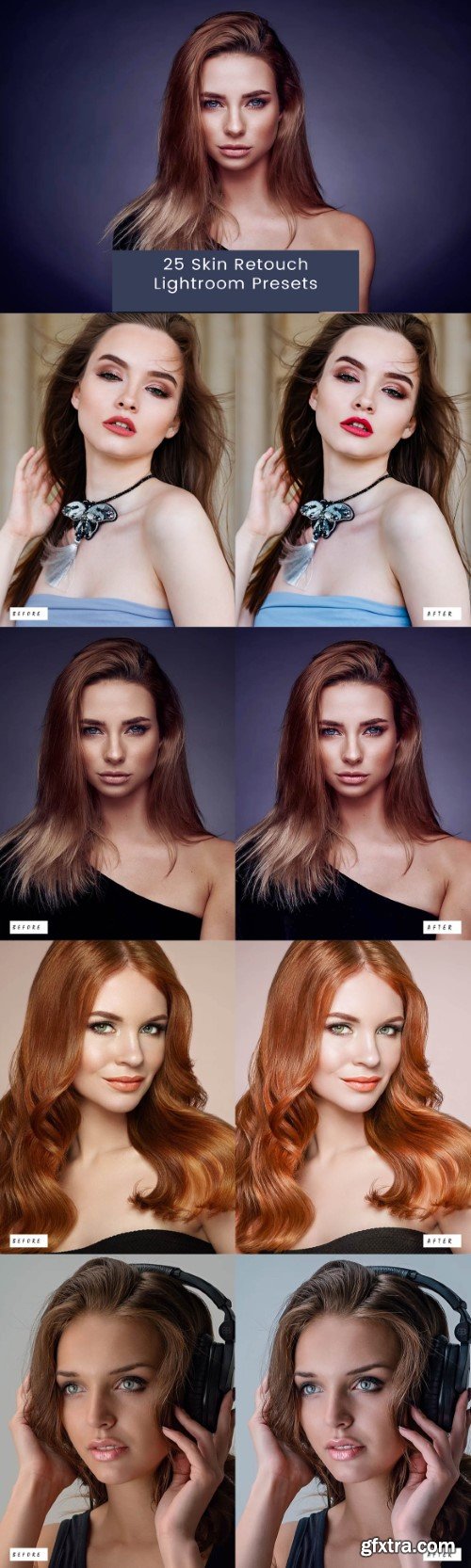 25 Skin Retouch Lightroom Presets