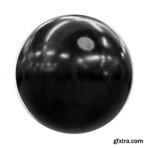 black plastic 8K PBR Textures