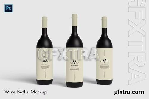 Wine Bottle Mockup VXANNXD