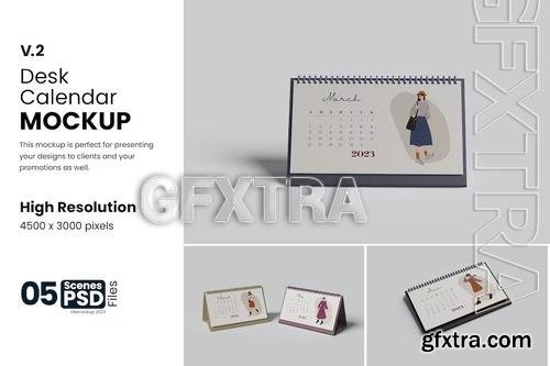 Desk Calendar Mockup V.2 64SNVPY