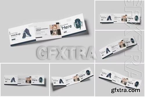 Trifold Landscape Brochure Mockup JCE6YLX