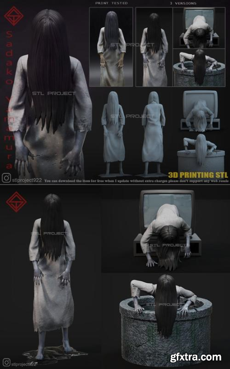 Sadako – 3D Print Model