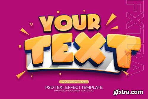 PSD 3d text effects editable psd