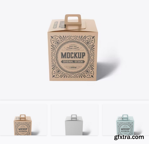 Bakery Kraft Box Mockup GC6MS5M