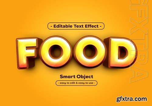 Food text style effect