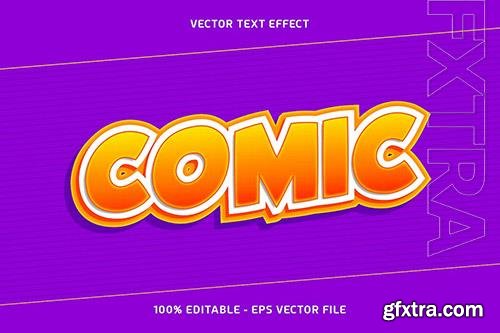 Comic Text Vector Effect