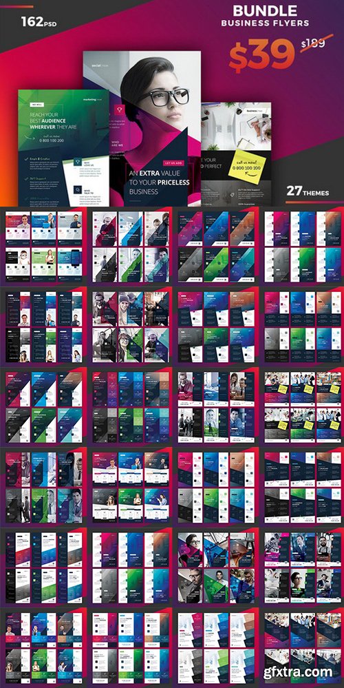 Corporate Flyer Bundle 162PSD