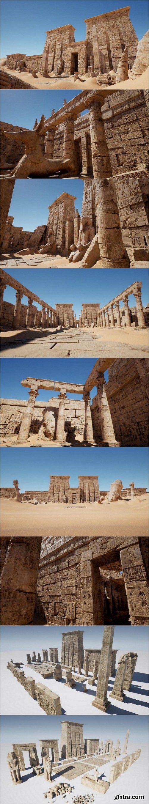 Unreal Engine – Egypt Ruins Environment