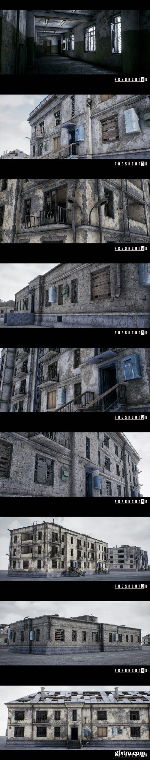 Unreal Engine - Abandoned Russian Buildings