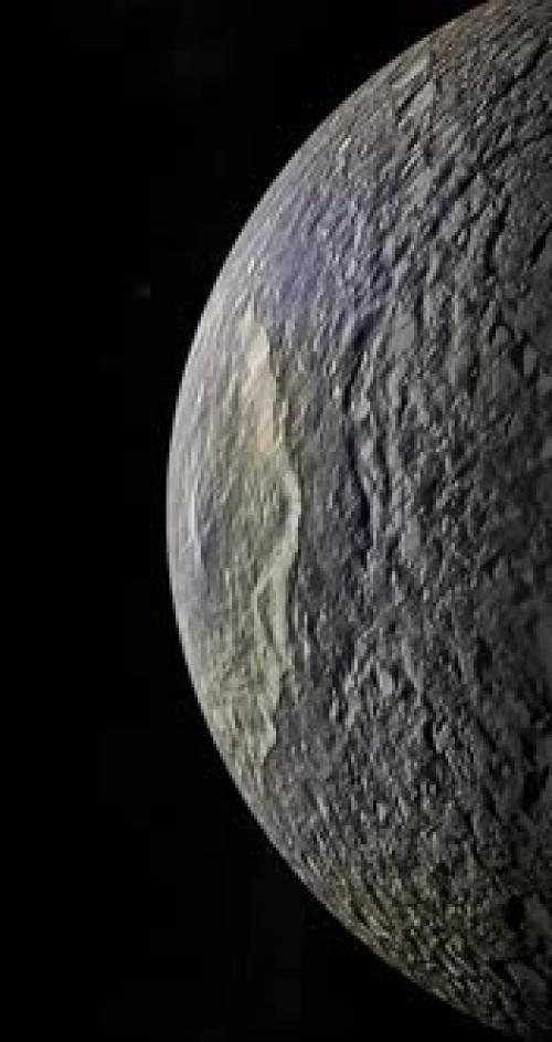 Videohive - Crater Herschel in Mimas Moon - 43071113 - 43071113