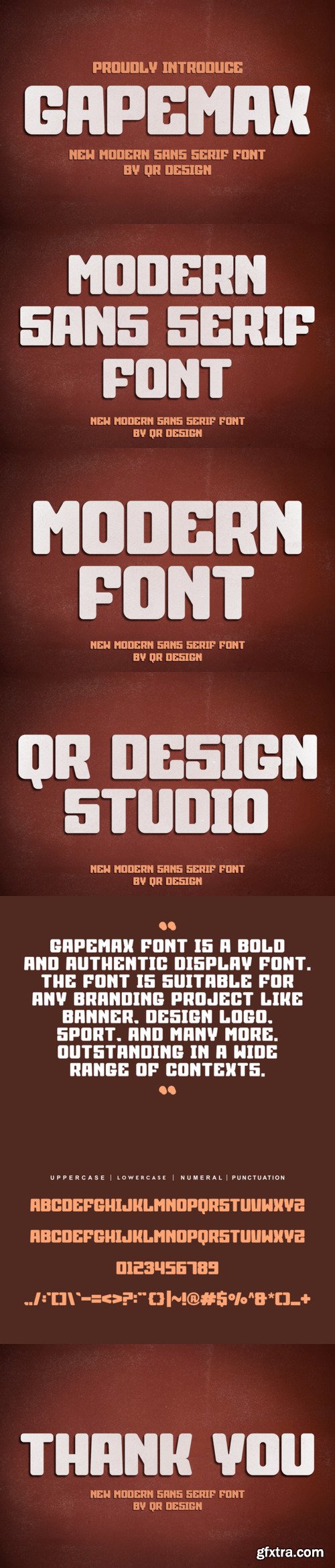 Gapemax Font