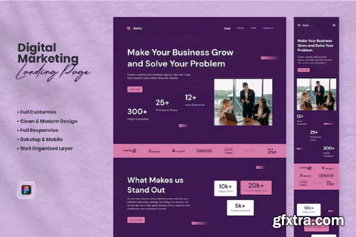 Digital Marketing Landing Page - Astro CQJPU2T