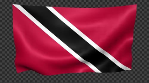 Videohive - Trinidad And Tobago Flag Waving Looped - 43099243 - 43099243