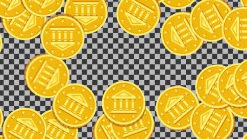 Videohive - Emojii Coin Transition | UHD | 60fps - 43119919 - 43119919