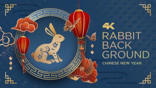 Videohive - Chinese New Year Rabbit Background - 42996869 - 42996869