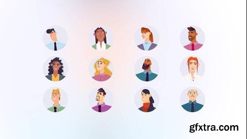 Videohive Busines - Mini Avatars Concept 43087837