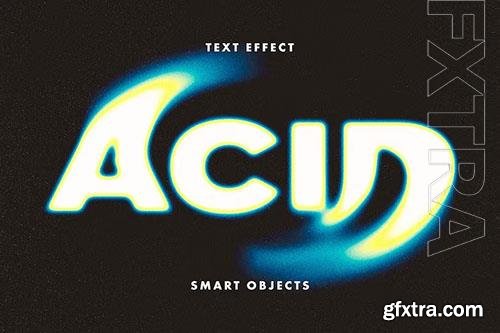 Acid psd text effect