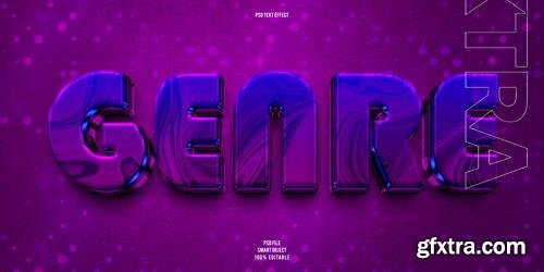 PSD genre 3d editable text effect