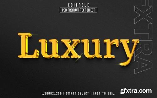 PSD luxury 3d editable text effect psd with premium background vol 2