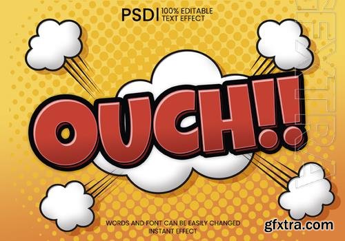 PSD Ouch comic text effect