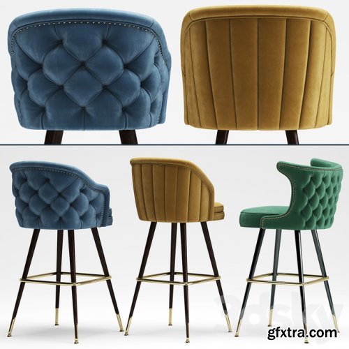 Stools Deer Spring Bar Stool