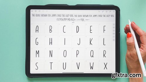 Design a Hand Drawn Font on Your iPad and Sell on Creative Market