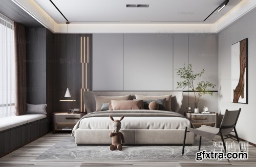 Modern bedroom 1060390