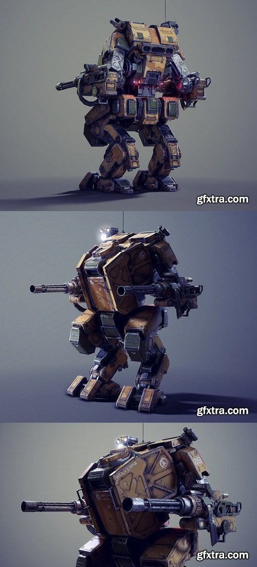 Wolverine Mech 3D Model