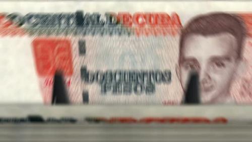 Videohive - Cuba Peso 200 money counting machine down loop - 42975815 - 42975815