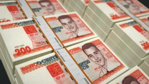 Videohive - Cuba Peso money banknotes pack seamless loop - 42975935 - 42975935