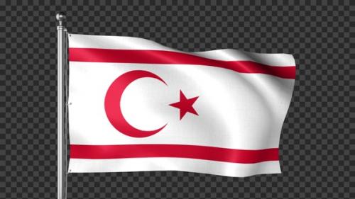 Videohive - Turkish Republic Of Northern Cyprus Flag - 42986368 - 42986368