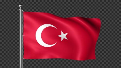 Videohive - Turkey Flag - 43014410 - 43014410