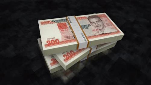 Videohive - Cuba Peso money banknote pile packs - 43020684 - 43020684