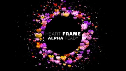 Videohive - Heart Frame Circle Colorful V2 - 43033437 - 43033437