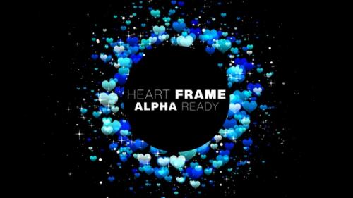 Videohive - Heart Frame Circle Colorful V3 - 43033455 - 43033455