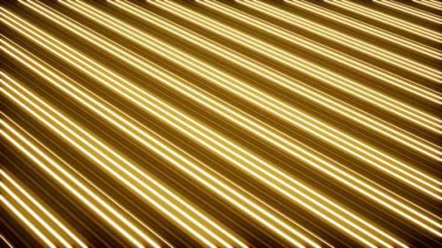 Videohive - Shiny Yellow Stripe Pattern Lights Floor - 43067701 - 43067701