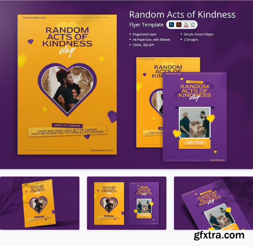 Ganin - Random Acts of Kindness Day Flyer