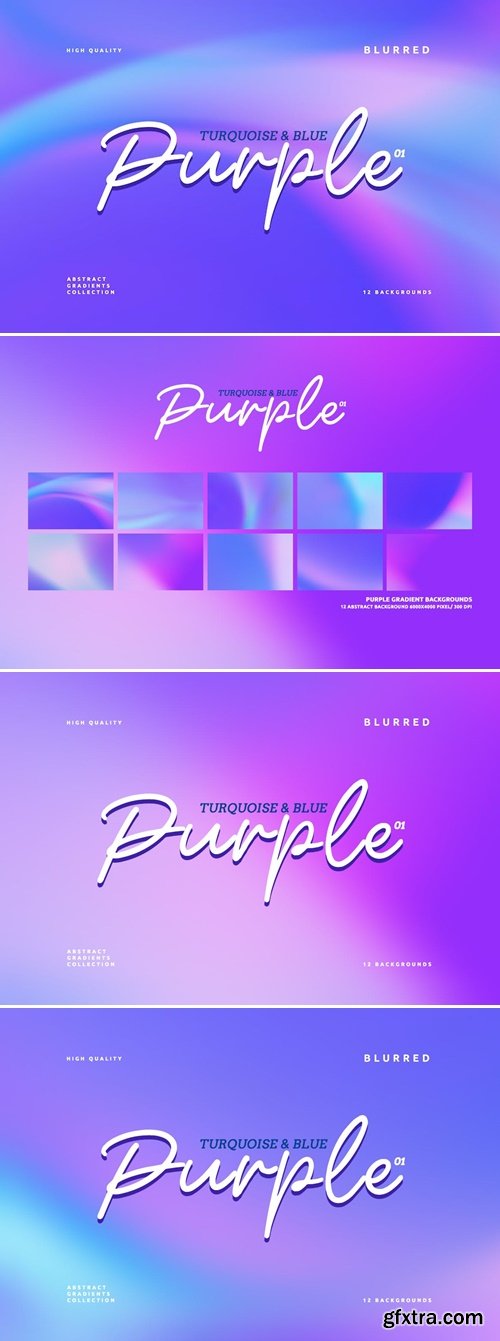 Turquoise Blue Purple Gradient Backgrounds H9ESRE2