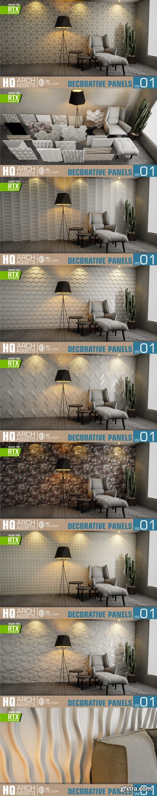 Unreal Engine - HQ Decorative Panels Vol. 1