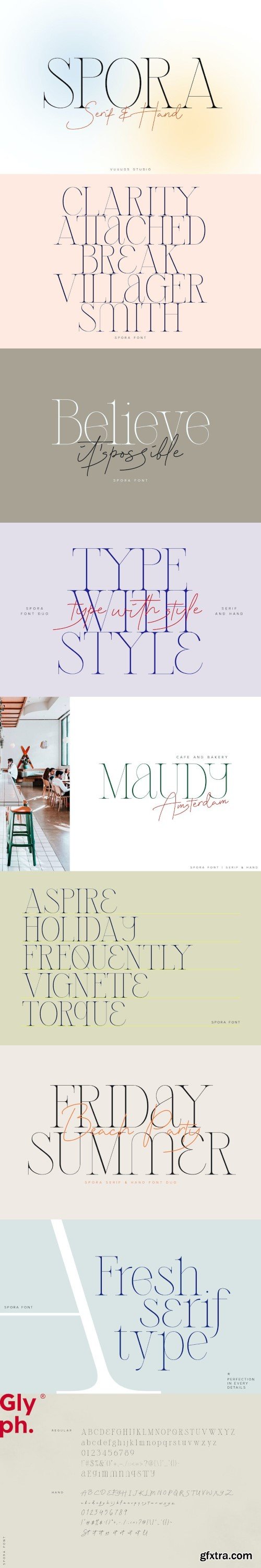 Spora Font Duo