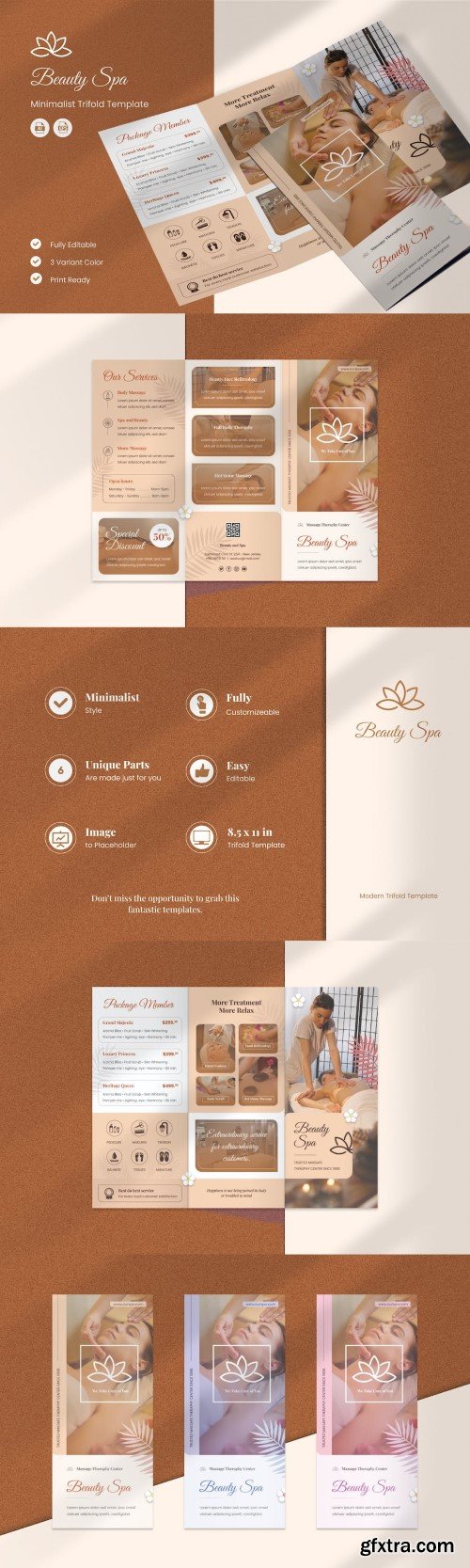 Spa & Beauty Brochure Template