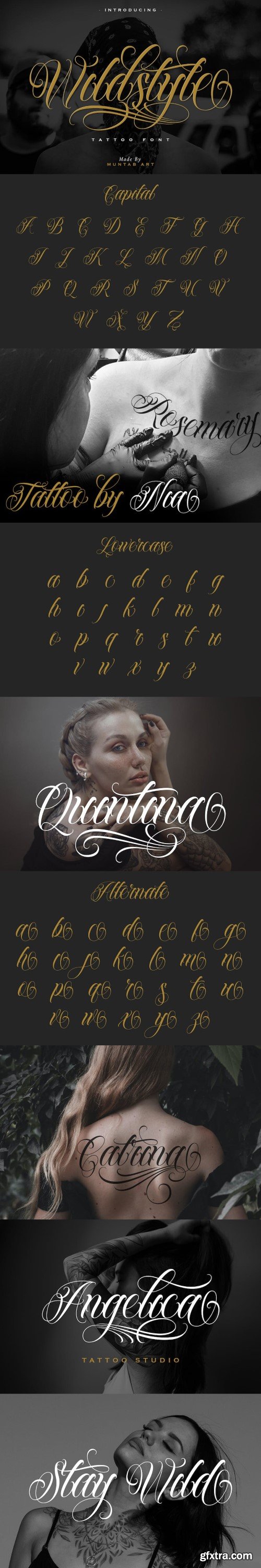 Wildstyle | Chicano Tattoo Font