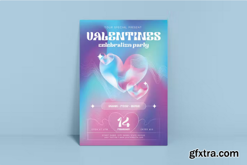 Valentine Celebration Flyer P9ESQEZ