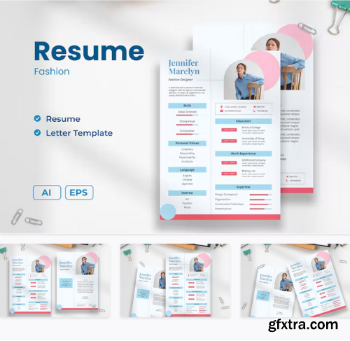 Fashion Creative Resume Template