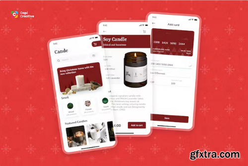 E-Commerce App - Candle Merchandise